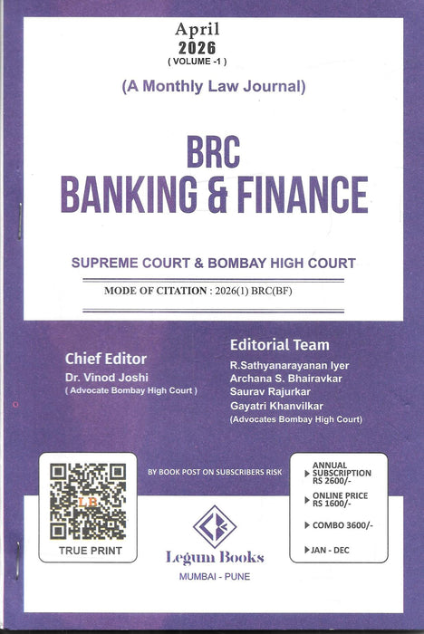 BRC Banking & Finance - Annual Subscription 2026
