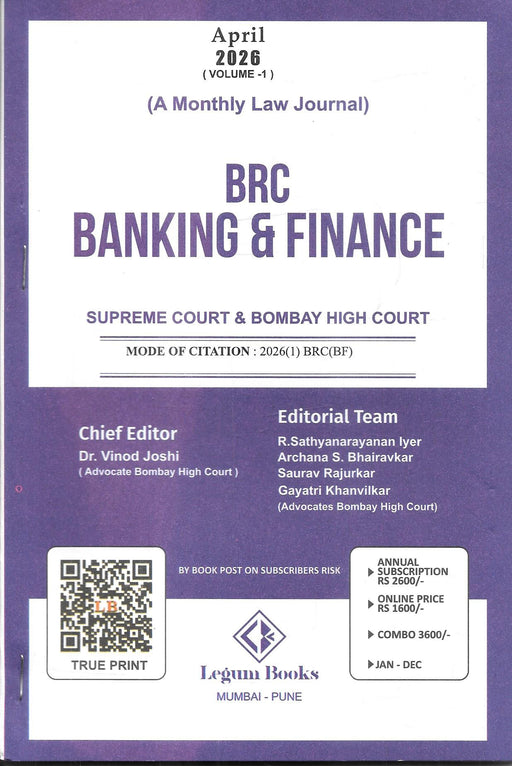 BRC Banking & Finance - Annual Subscription 2026