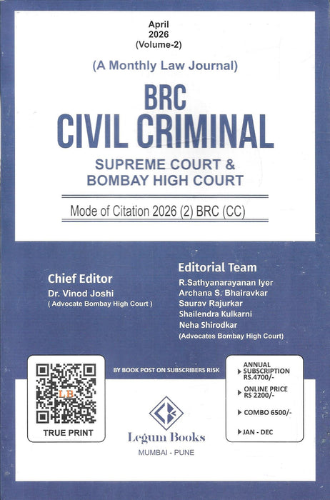 BRC Civil Criminal - Annual Subscription 2026