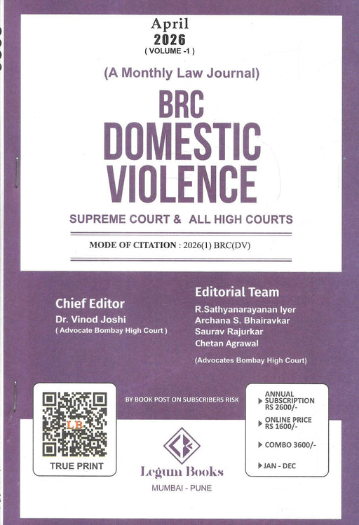 BRC Domestic Violence - Annual Subscription 2026