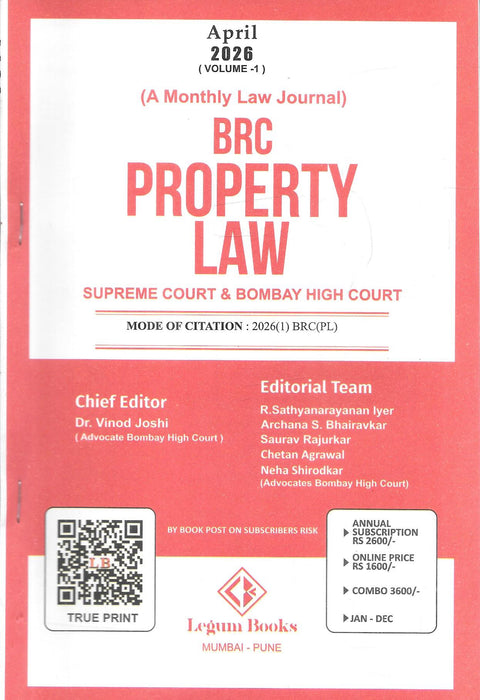 BRC Property Law - Annual Subscription 2026