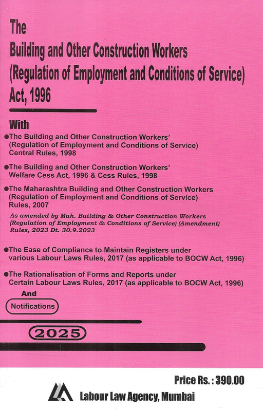 The Building and Other Constructions Workers (Regulations of Employment and Conditions of Service) Act, 1996