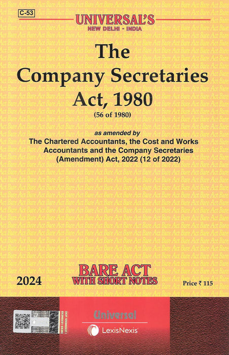 Univeral's - The Company Secretaries Act, 1980