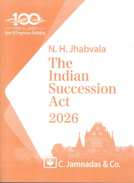 The Indian Succession Act by N H Jhabvala