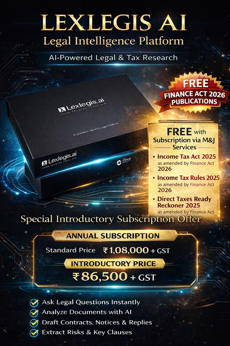 Lexlegis AI Legal Intelligence Platform Subscription