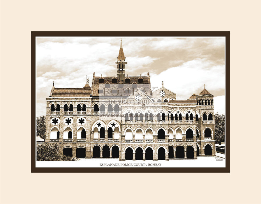 Bombay High Court & Iconic Mumbai Heritage Posters Collection