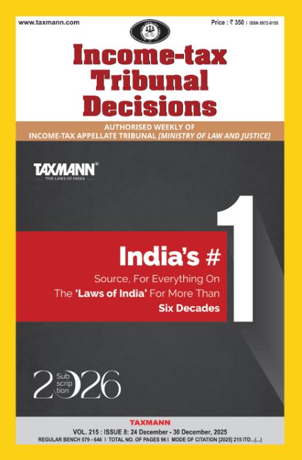 Income Tax Tribunal Decisions Journal