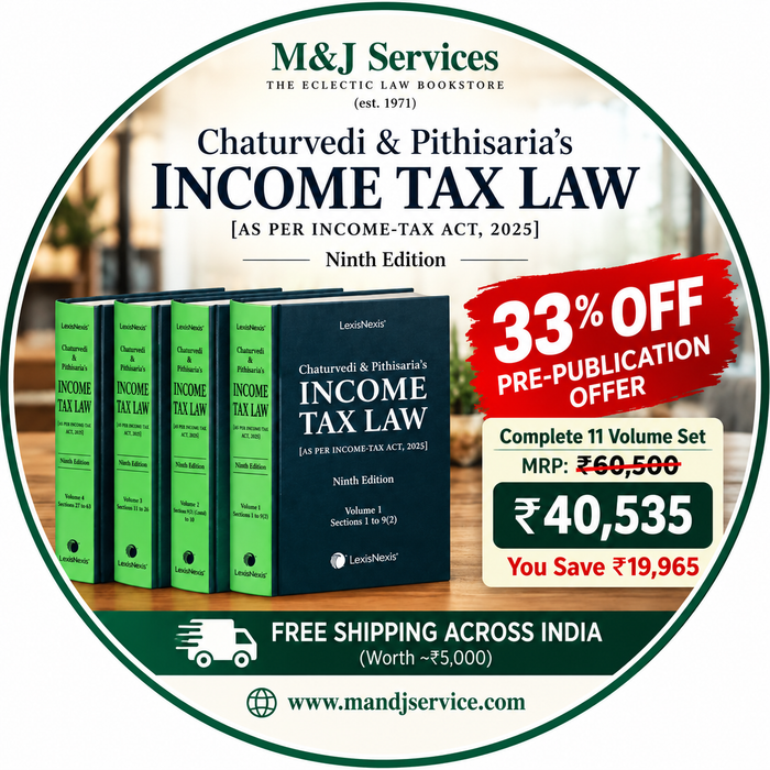 Chaturvedi & Pithisaria's Income Tax Law, 9th Edition (2026) | Complete 11 Volume Hardcover Set
