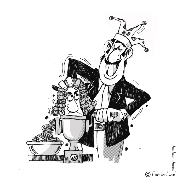 Fun in Law Illustrated Coaster