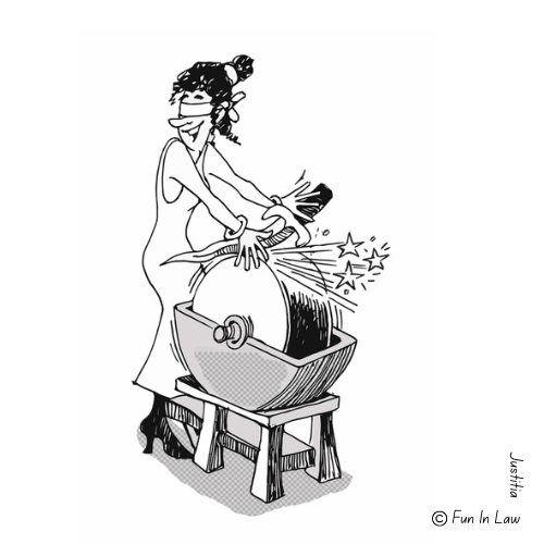 Fun in Law Illustrated Coaster