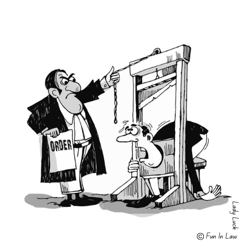 Fun in Law Illustrated Coaster