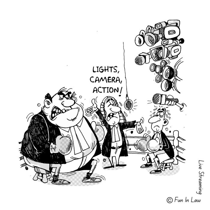 Fun in Law Illustrated Coaster