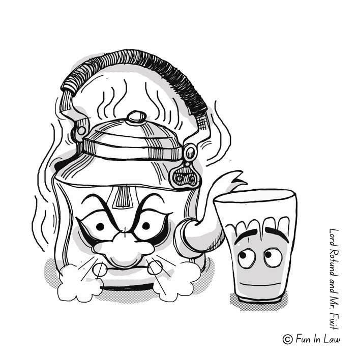 Fun in Law Illustrated Coaster