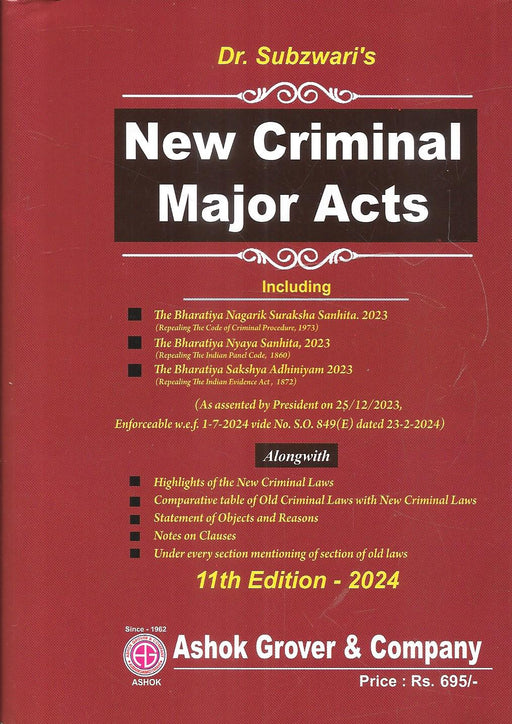 New Criminal Major Acts ( Pocket )