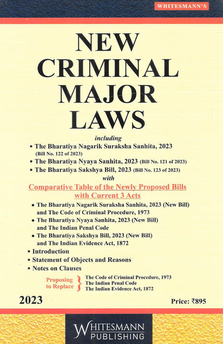 Proposed - New Criminal Major Laws