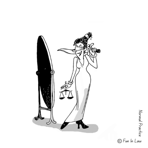 Fun in Law Illustrated Coaster