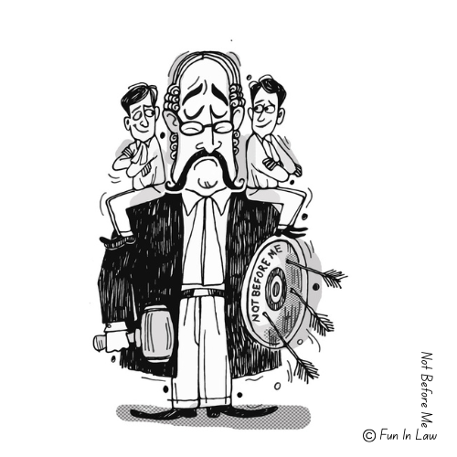 Fun in Law Illustrated Coaster