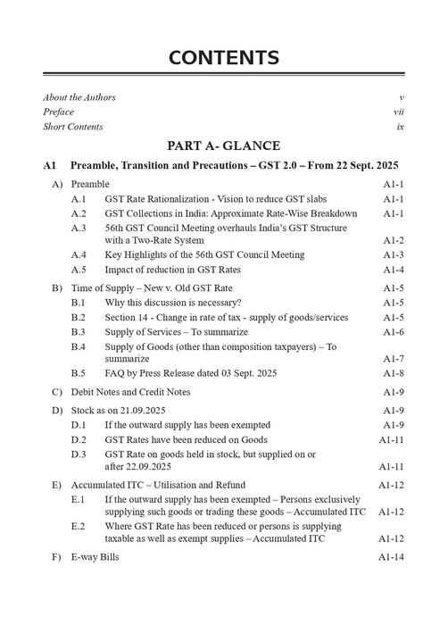 GST Tariff & Exemption (2nd Edition, 2025)