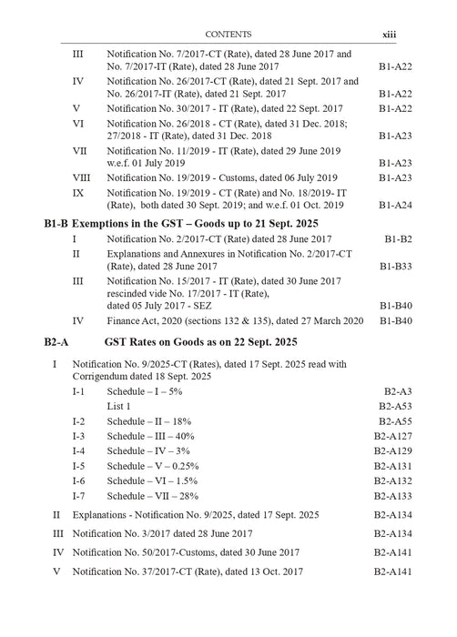 GST Tariff & Exemption (2nd Edition, 2025)