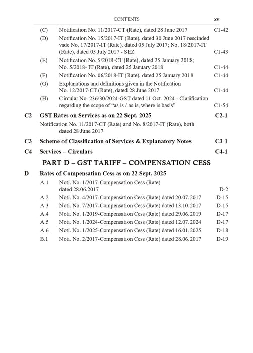 GST Tariff & Exemption (2nd Edition, 2025)