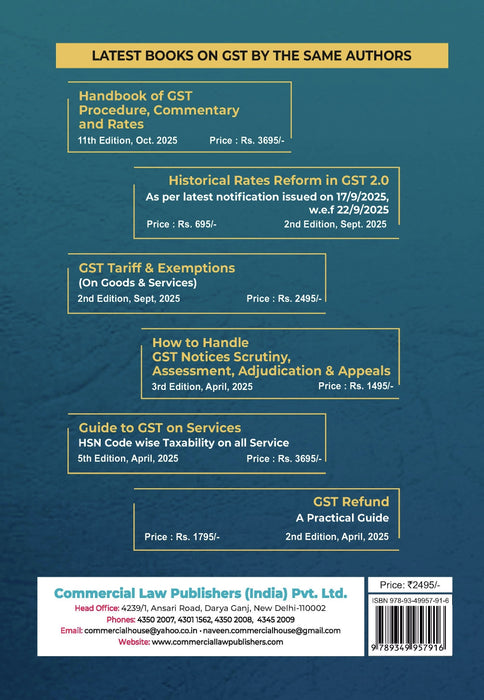 GST Tariff & Exemption (2nd Edition, 2025)
