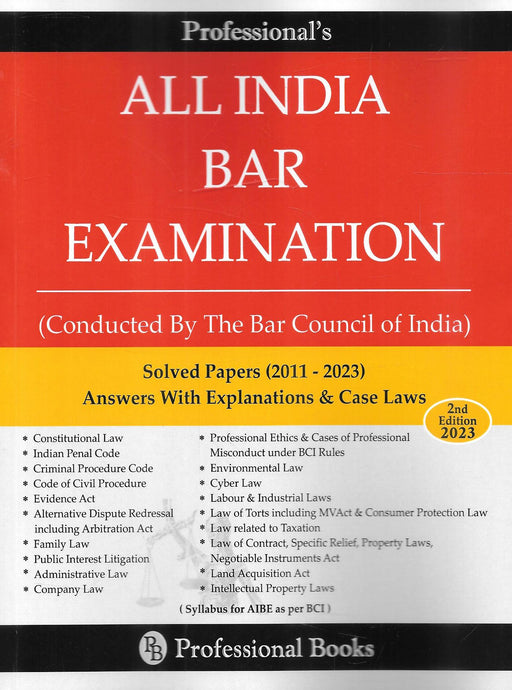 All India Bar Examination Solved papers (2011-2023)