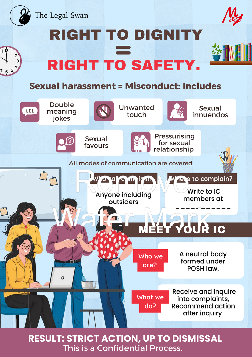 POSH Awareness Poster Right to Dignity Right to Safety – M&J Services ...