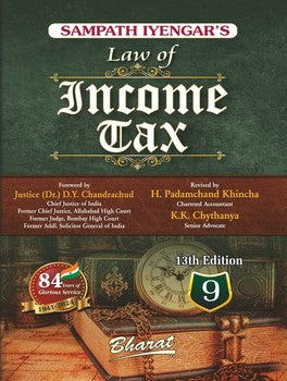 Sampath Iyengar's Law of Income Tax Volume 9