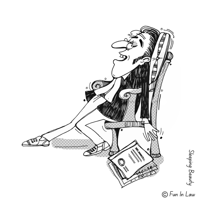 Fun in Law Illustrated Coaster