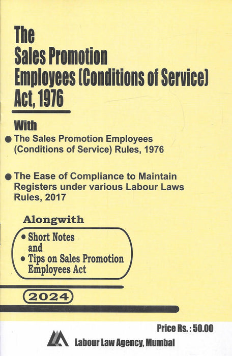 The Sales Promotion Employees (Conditions Of Service) Act , 1976