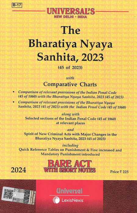 The Bharatiya Nyaya Sanhita, 2023 (45 of 2023)