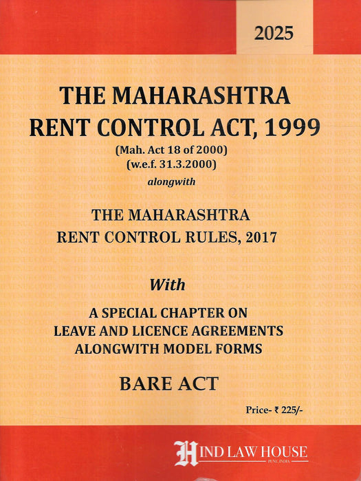 The Maharashtra Rent Control Act , 1999