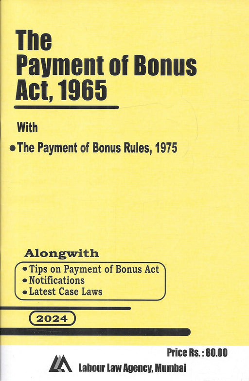 The Payment Of Bonus Act , 1965
