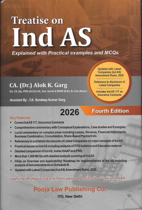 Treatise on Ind AS 2026 Fourth Edition by CA Dr Alok K Garg