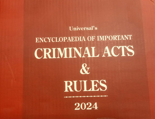 Universal’s Encyclopaedia of Important Criminal Acts & Rules 2024