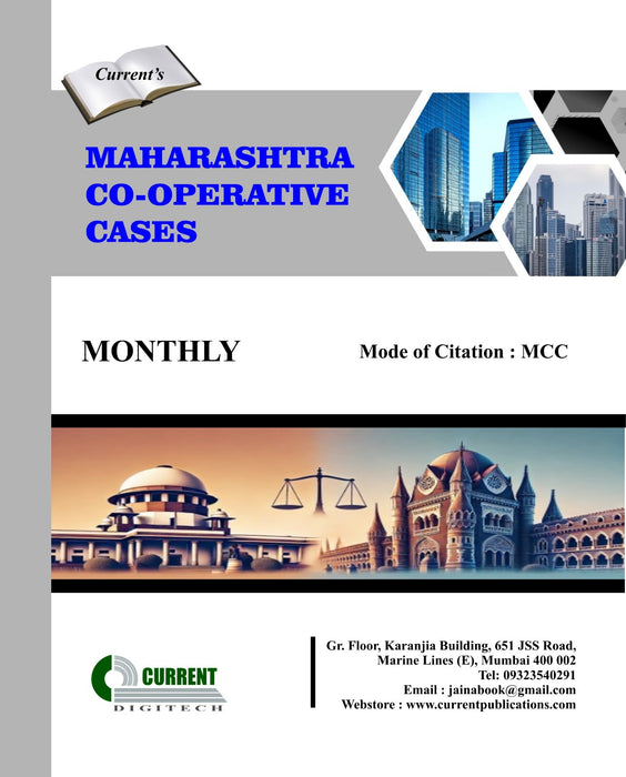Maharashtra Co-Operative Cases Monthly Journal