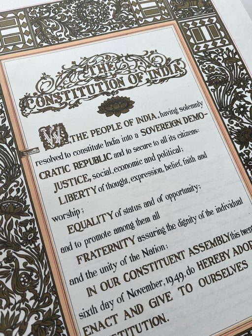 Constitution of India – Calligraphic and Illustrated Collector’s Edition
