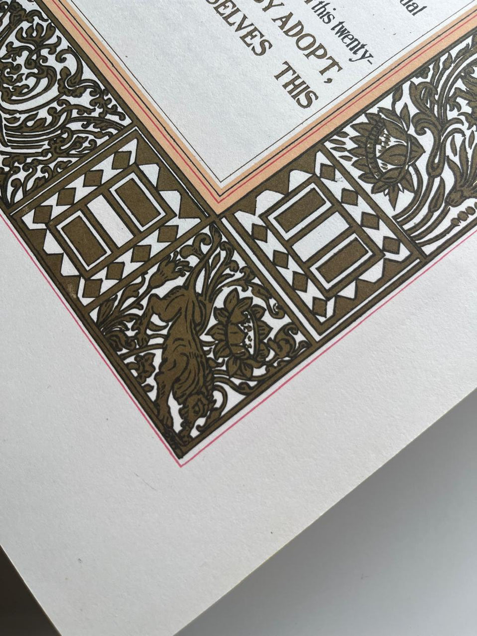 Constitution of India Calligraphic Illuminated Collector Edition – M&J ...