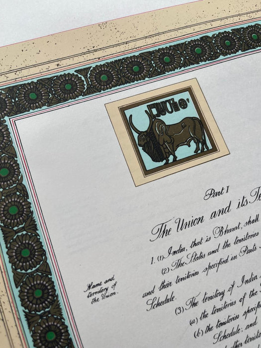 Constitution of India – Calligraphic and Illustrated Collector’s Edition