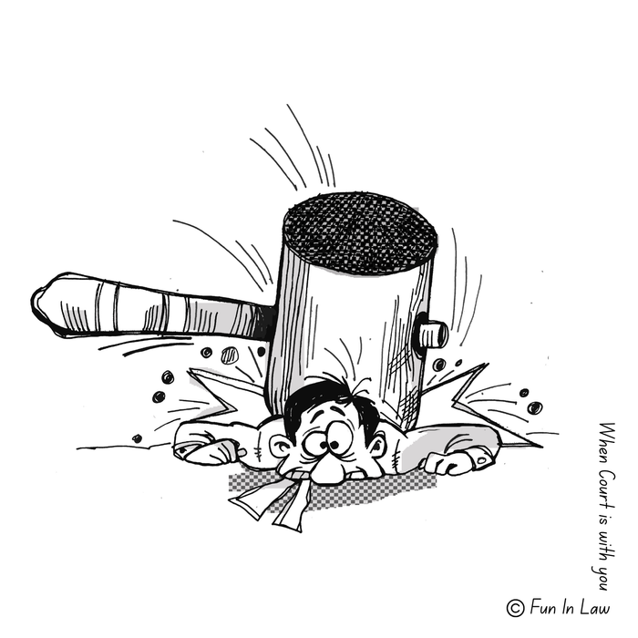 Fun in Law Illustrated Coaster