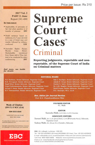 Supreme Court Cases Criminal Monthly Annual Subscription