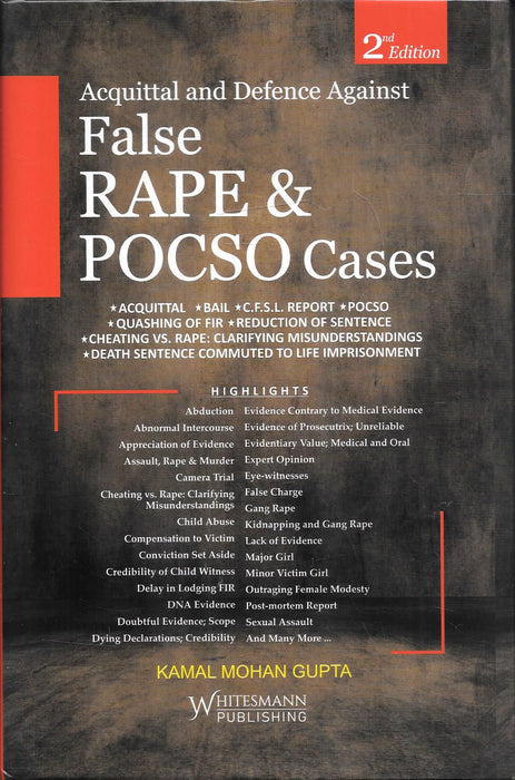 Acquittal And Defence Against False Rape & Pocso Cases