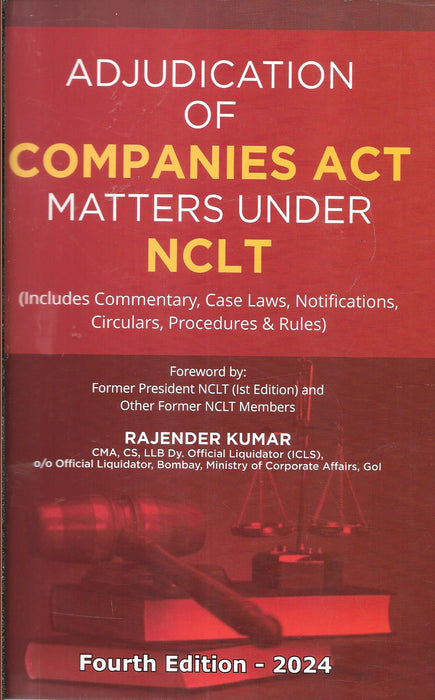 Adjudication Of Companies Act Matters Under NCLT