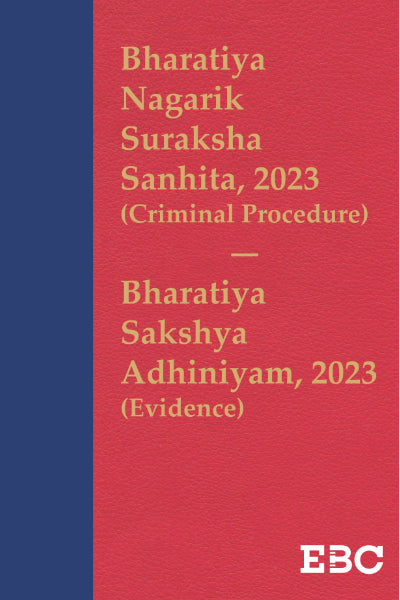 Bharatiya Nagarik Suraksha Sanhita, 2023 (Criminal Procedure) with Bharatiya Sakshya Adhiniyam, 2023 (Evidence) Coat Pocket