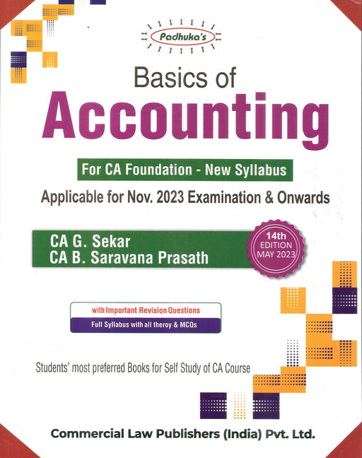 CA Foundation - Basics of Accounting