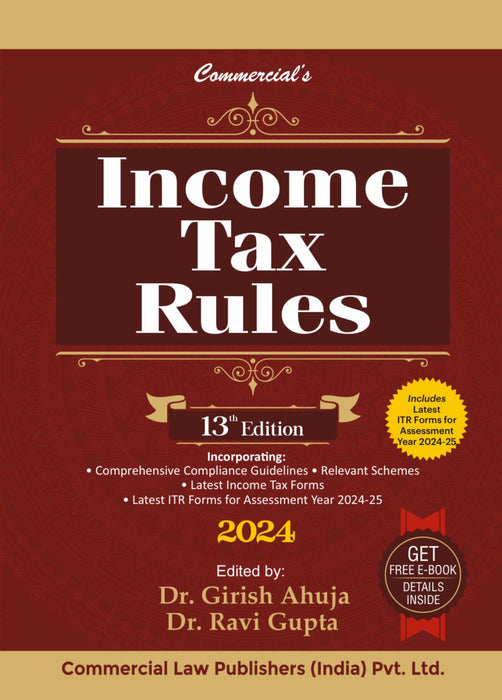 Combo - Income Tax Act | Income Tax Rules | Direct Taxes Ready Reckoner - 2024