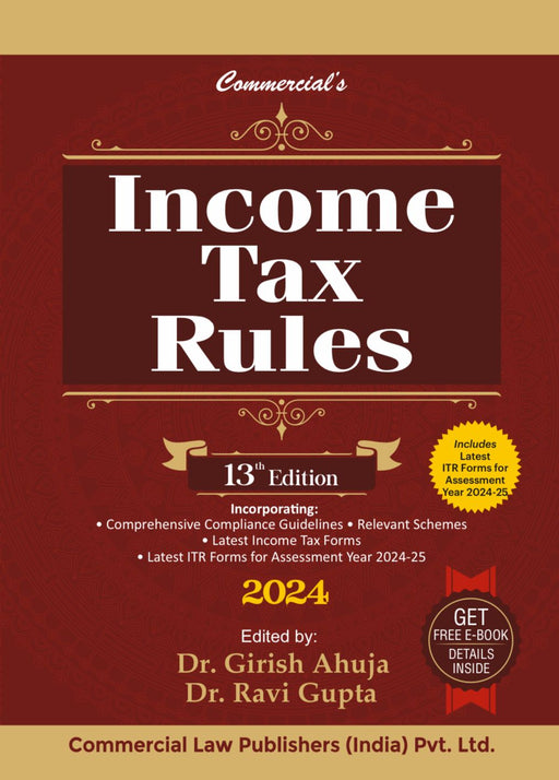 Combo - Income Tax Act | Income Tax Rules | Direct Taxes Ready Reckoner - 2024