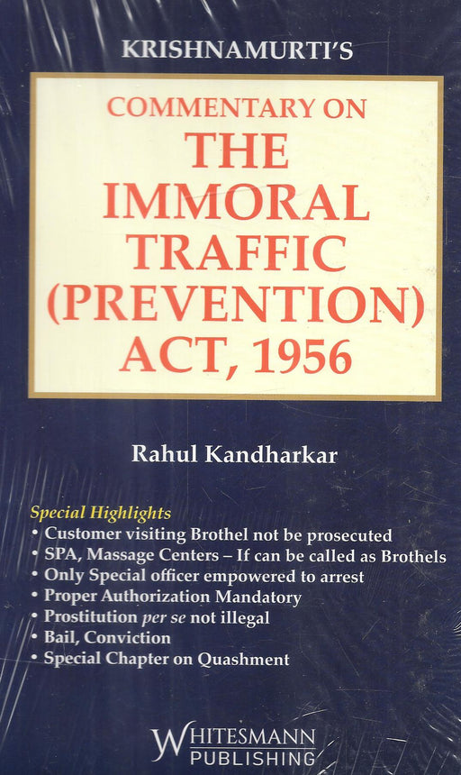 Commentary On The Immoral Traffic (Prevention) Act , 1956