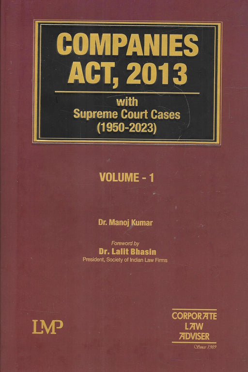 Companies Act, 2013 With Supreme Court Cases (1950-2023) In