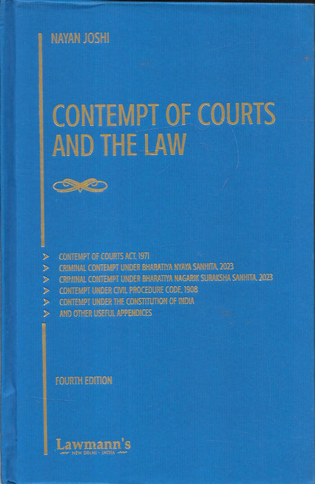 Contempt Of Courts And The Law